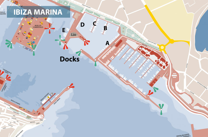 Ibiza Marina docks
